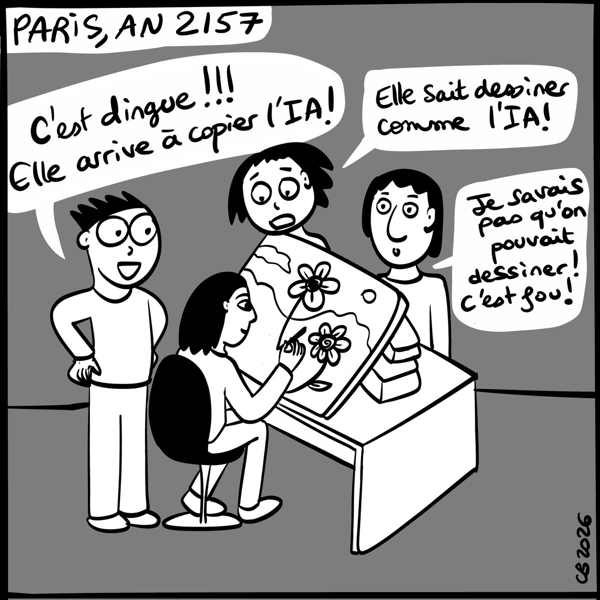 cathbertrand5's tweet image. Mon dessin du jour sur l'#IA
Si vous souhaitez soutenir les artistes, partagez 🙏🙏🙏