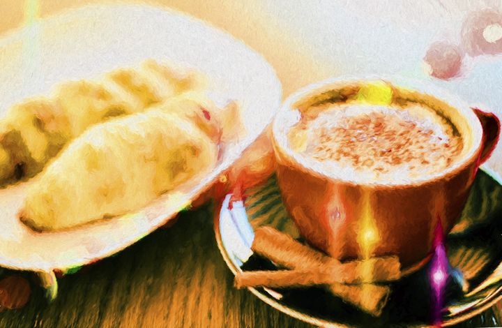 r_giobbi's tweet photo. Art of the Day! "Cappuccino and brioches". Buy at: https://t.co/9vmuEdipUK https://t.co/UYtBMZjltu