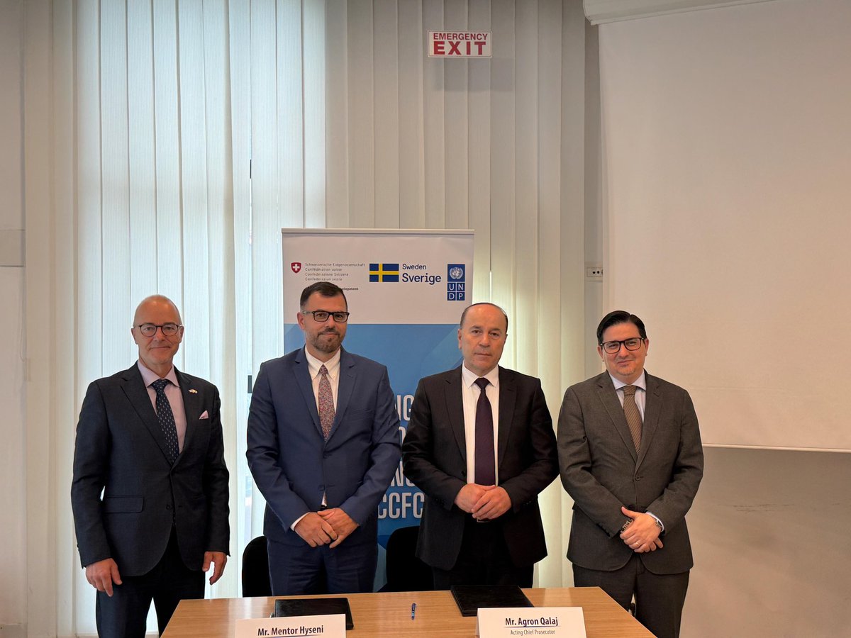 Effective #anticorruption needs data sharing &amp; inter-agency cooperation. UNDP supports the Chief Prosecutor &amp; TAK’s financial crime investigation tool, analyzing wealth discrepancies &amp; providing evidence-based intelligence to tackle corruption, money laundering &amp; organized crime.