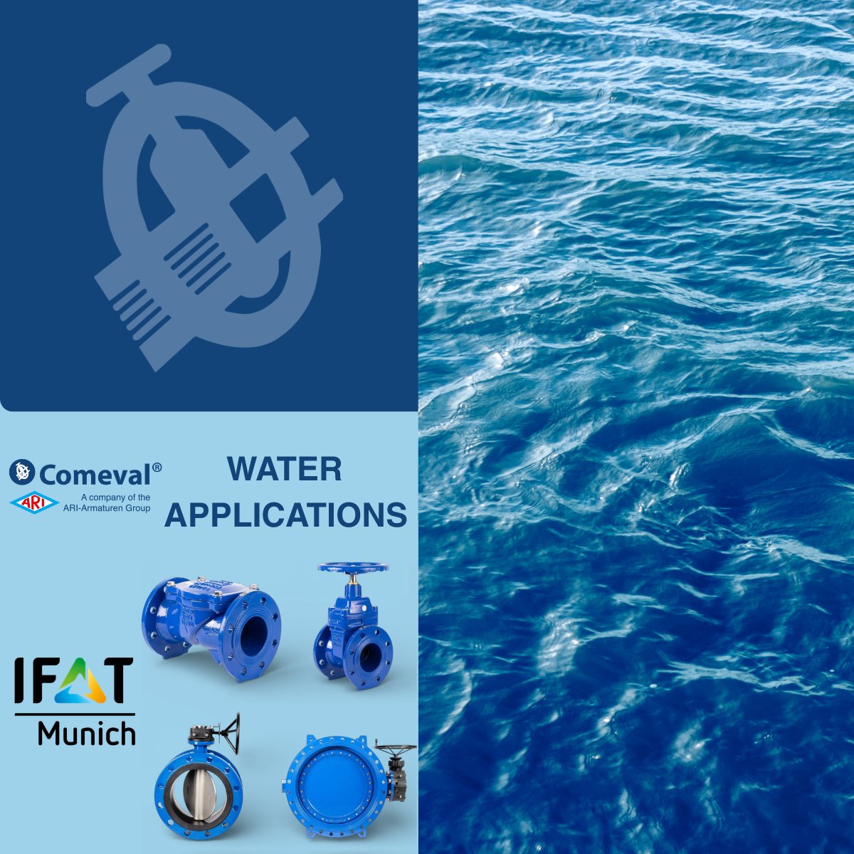 COMEVAL's tweet image. 𝐃𝐨 𝐲𝐨𝐮 𝐚𝐥𝐫𝐞𝐚𝐝𝐲 𝐡𝐚𝐯𝐞 𝐲𝐨𝐮𝐫 𝐭𝐢𝐜𝐤𝐞𝐭 𝐟𝐨𝐫 @ifatworldwide 𝟐𝟎𝟐𝟔 ? 🎟️
🔗 Do you want to get ahead and know all the details about our water solutions? Visit our website! ➡️ comeval.es/en/

#ComevalValveSystems #IFAT2026