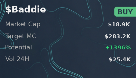 abdja18's tweet image. @iScanLive analysis on DegVDnanXiJWctmtwUJWuMN6r8zk8oeAc8zp3V5ipump: $Baddie can go to $283.2K, buy it  

 #Solana #Memecoin #Crypto #Degen #PumpFun #AlphaCalls #SolanaMemeCoin