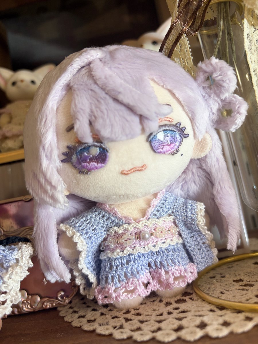 皆様、わらわよ
おはこよ

これ、わらぬい               ↓
いったん完成である(*´罒`*)
かわいくできたでしょ？？

12時からColorSing
是非わらわに逢いに来てね
お侍

#おはようVTuber