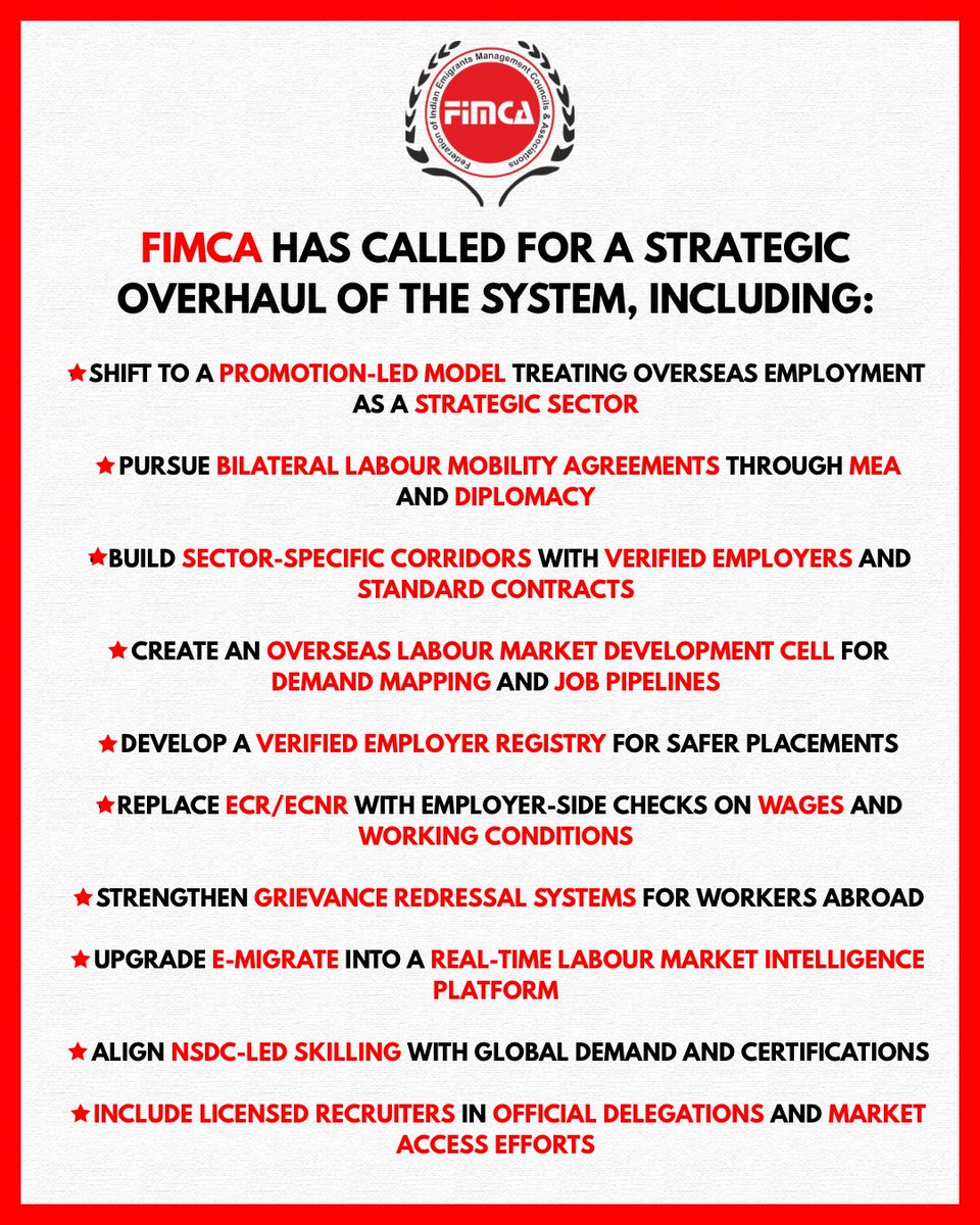 Fimca_India's tweet photo. One disruption, and thousands are back home with no plan. FIMCA wants a system that actually works when it matters.

#SafeMigration #FairRecruitment
#FIMCA
#Employment #FutureOfWork https://t.co/cLrdLIVQwT