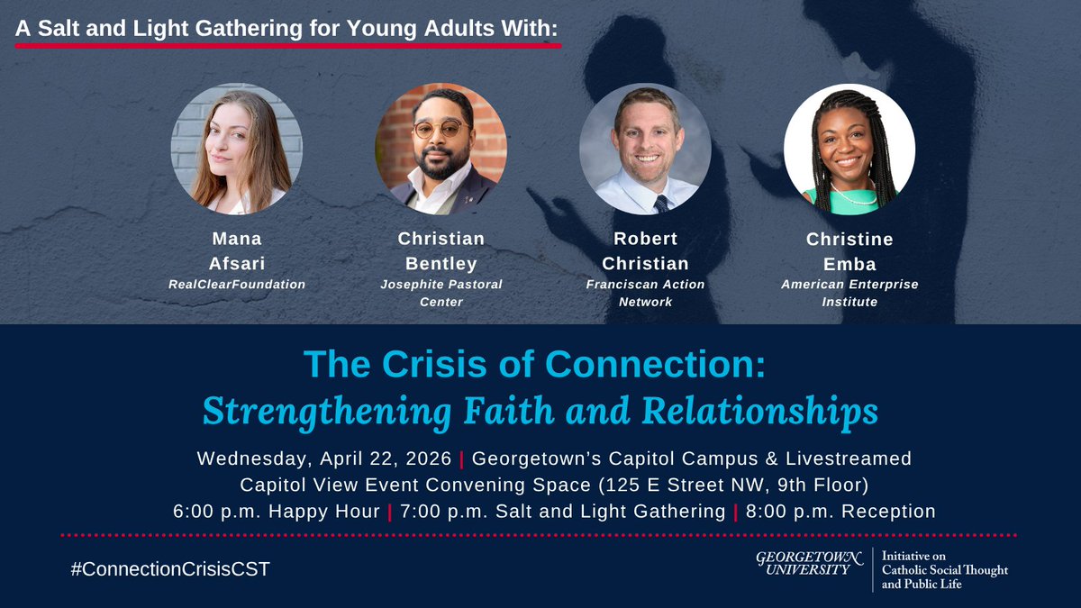 Georgetown Initiative on CST and Public Life tweet media