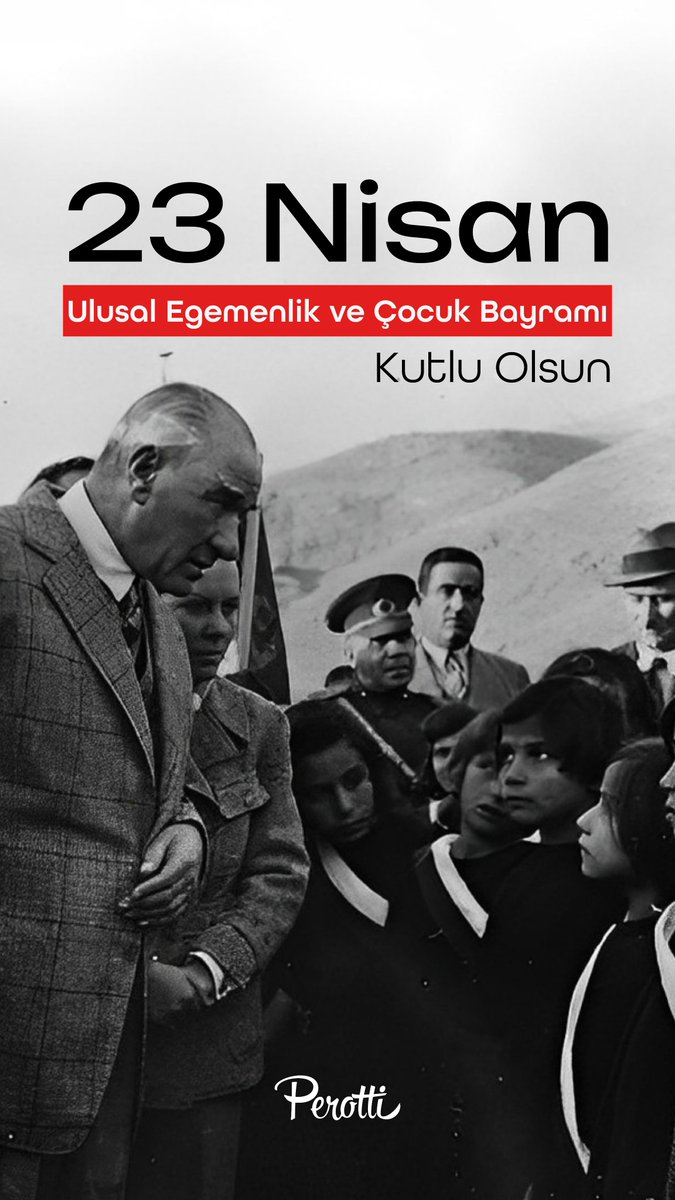 PerottiHome's tweet photo. Gazi Mustafa Kemal Atatürk’ün tüm dünya çocuklarına armağan ettiği 23 Nisan Ulusal Egemenlik ve Çocuk Bayramı kutlu olsun. Perotti ailesi olarak, çocukların gülüşleriyle şenlenen mutlu sofralar ve sevgi dolu yarınlar diliyoruz.
#23NisanUlusalEgemenlikveÇocukBayramı https://t.co/Nd9CkqMI3r
