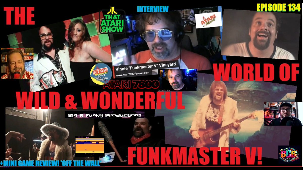 ballistikcoffee's tweet photo. FRI 4/24 on #BCB! #ThatAtariShow is back w/ special guest Vinnie @Funkmaster__V Vineyard! He's co-host on #TheAtariNetwork & has a colorful past as a pro #wrestler, #musician, #writer, #actor & #Atari7800 lover! 7p MT! #Gaming #VCS #Atari NEW Link: https://t.co/LRCbaRBiE7 https://t.co/JGUGgRuDPy
