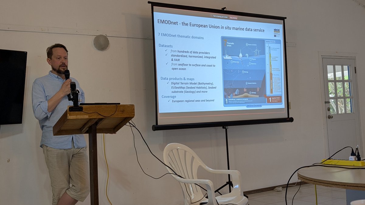UNEP_CEP's tweet image. The Cartagena Convention Secretariat is in Anguilla 🇦🇮 for the EMODnet Seabed Habitats Caribbean Workshop (22–24 Apr). We’re sharing how marine data supports spatial planning, ecosystem‑based management, and ocean governance. 🌊
#CartagenaConvention #EMODnet #OceanGovernance