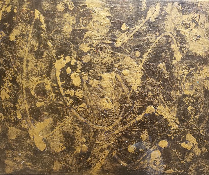 MacWashington6's tweet photo. Art of the Day! "Golden Abstract". Buy at: https://t.co/9te3OAWkru https://t.co/WVwcAah14U