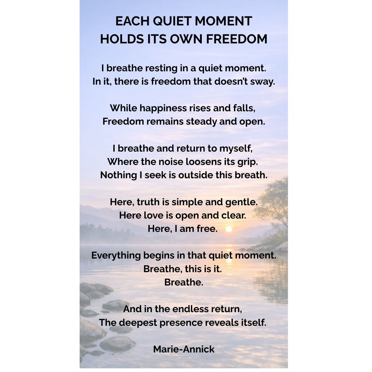 marieannick's tweet photo. Need to relax or calm down before your meditation, slowly repeat these words to support relaxation. It will also help you set the mood. Let me know how it felt! https://t.co/ol5iqNcSo5