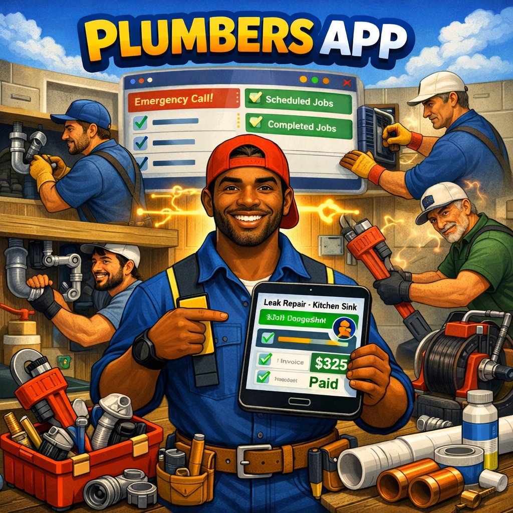 AIAILLC's tweet image. Grow your plumbing business with smarter systems. The Plumbers App centralizes jobs, materials, and payroll. Buy now at automateai56.gumroad.com/l/xezgd #plumbing #plumberlife #plumbingcontractor