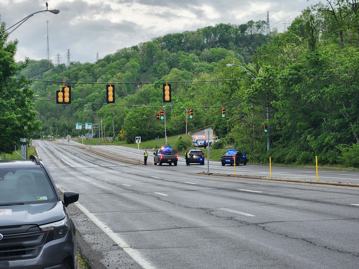 The road’s been closed off around Institute after a chemical spill about a mile down the road. Pics from our photog, live report coming up on <a href="/wchstv/">WCHS-TV</a> at noon
