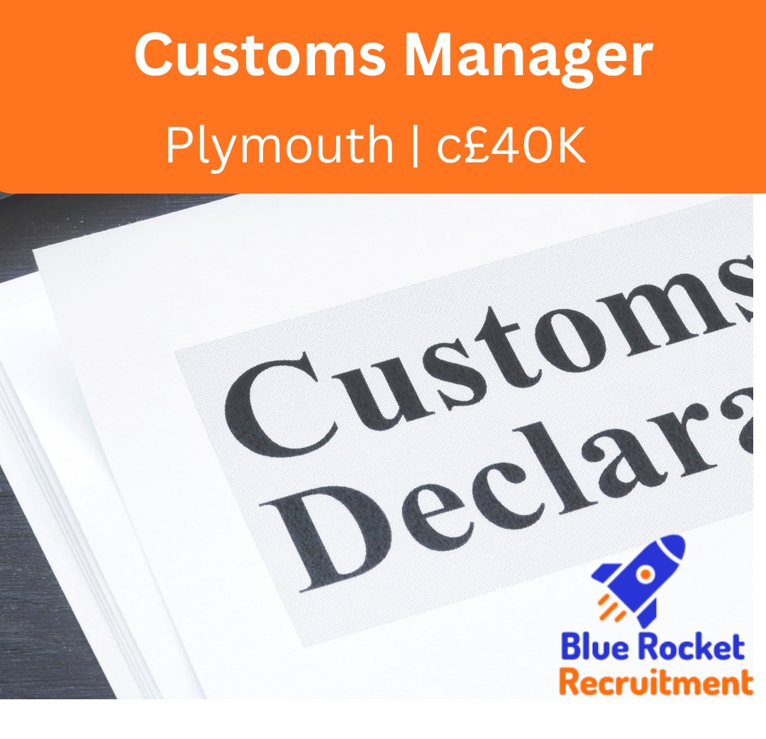 sdwrec's tweet photo. 🚢 Customs Manager needed!
📍 Plymouth | 💰 £40–45K

Lead customs ops, ensure compliance &amp; grow your career in a dynamic logistics team 🌍

🚀 https://t.co/WLZ8XHRjRx 

#Customs #LogisticsJobs #PlymouthJobs https://t.co/vyrSKiaSwG