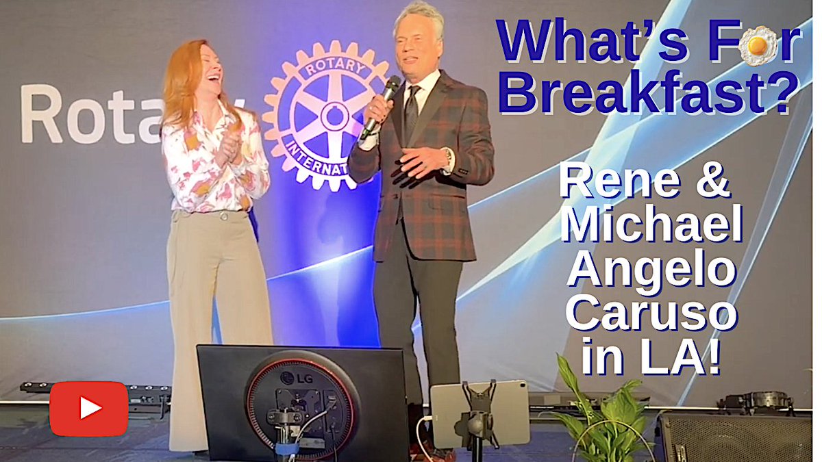 MichaelACaruso's tweet image. Nutrition coach Rene Caruso on what to eat for breakfast. She’s on stage with Michael Angelo Caruso in Los Angeles.

Video EZ to find on YT. 
#coaches #California #twofer #keynoters