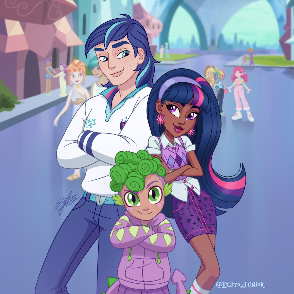 Twilight Sparkle and her brothers ✨