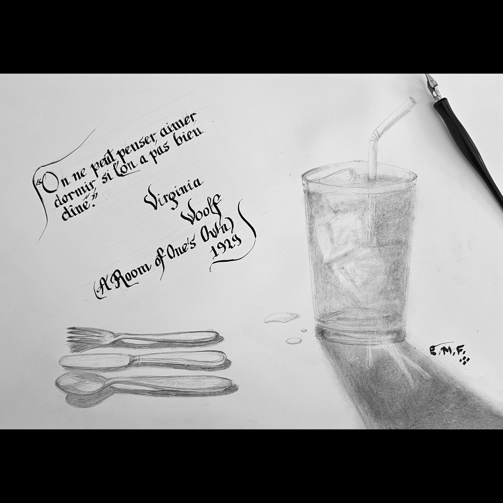 emmanuellemf's tweet image. #CALLIGRAPHY