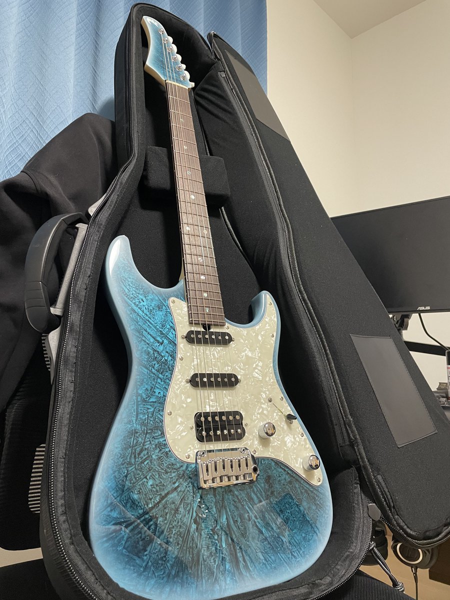 marta_guitar43's tweet image. ギター届きました🎸

#mng 
#mynewgear 
#ティーズギター