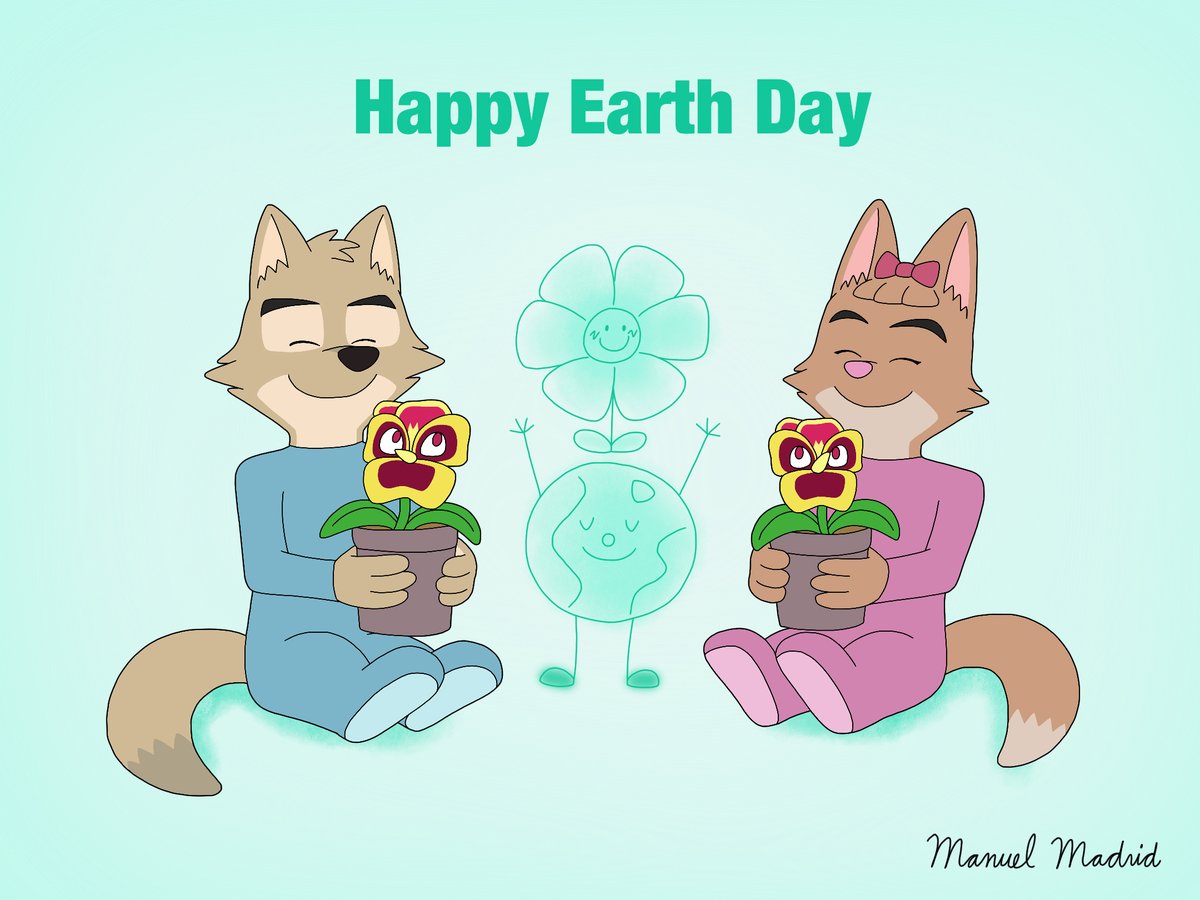 madridjunior96's tweet image. Dave and Chloe sees the pretty pansies, having a good bloom for Earth Day.

Happy Earth Day to our entire family!!!

@Dreamworks #TheBadGuys #TheBadGuys2 #TheBadGuysFanart #EarthMonth #EarthDay2026 #EarthDay #HappyEarthDay2026 #HappyEarthDay