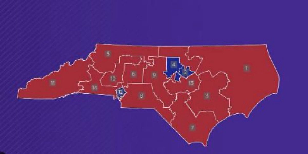 Drew106's tweet photo. @MeghanMcCain Explain this gerrymandered monstrosity in what’s basically a 50/50 state and we’ll get back to you. https://t.co/yfYWr5aSC9