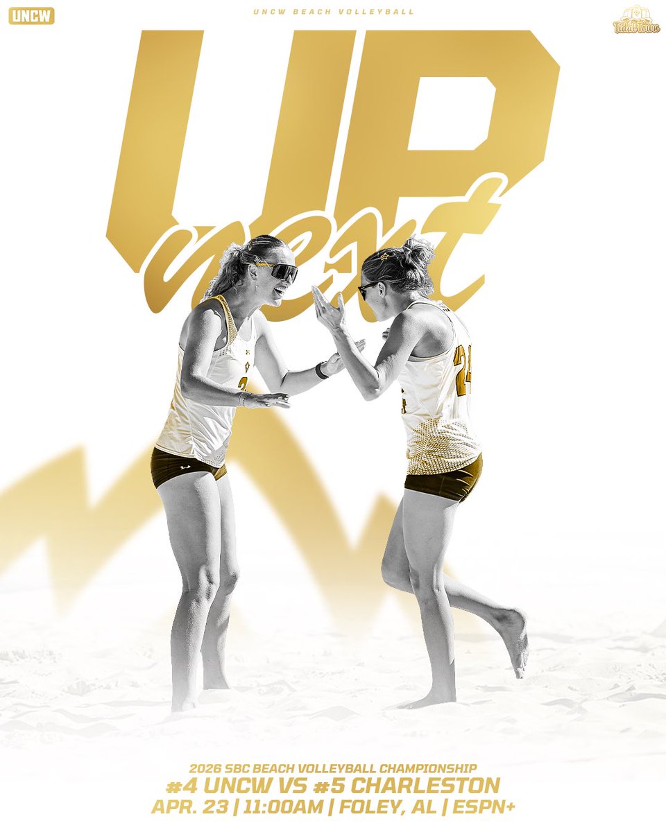 UNCWBeachVB's tweet photo. the moment is here π€
Tomorrow we start SBC Championship play π
#SandyHawks | #TidalTown https://t.co/0yb0aaigc1