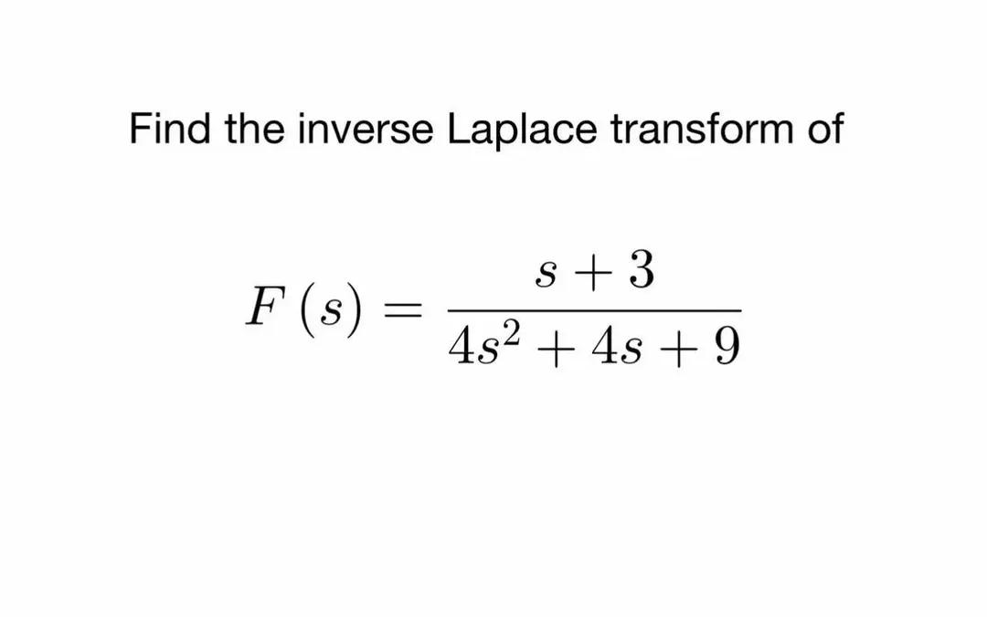 Sam_Axiom's tweet photo. Solution of a Inverse Laplace Transform Problem ✅👇 

@Sam_Axiom https://t.co/tiv3YhQjuA