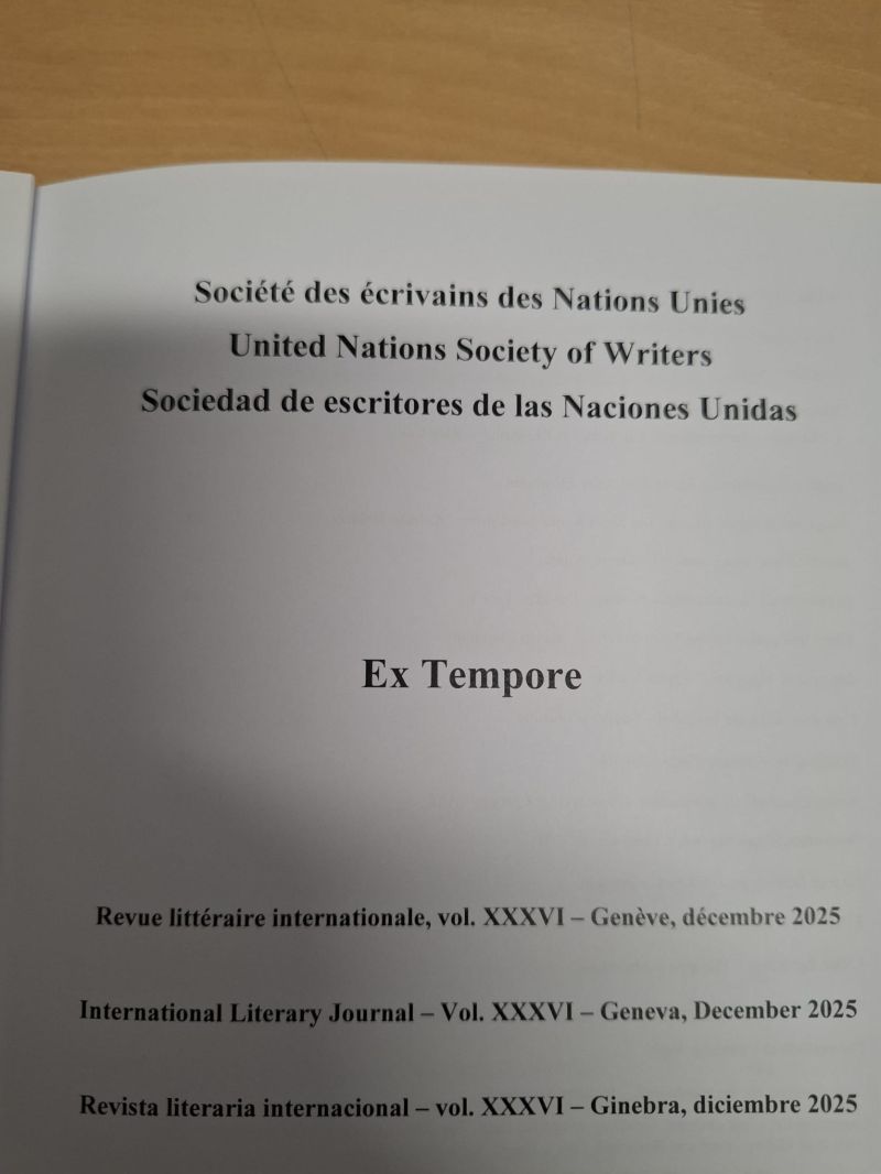 belkisorama's tweet photo. Thrilled!!! The United Nations Society of Writers published in their 2025 Edition several poems from one of my volume of poetry.
https://t.co/10cfy9v2fq
@UNLibrary, Bibliotheque nationale suisse, Library of Congress @ONU_es https://t.co/2RH6rrJ9fp