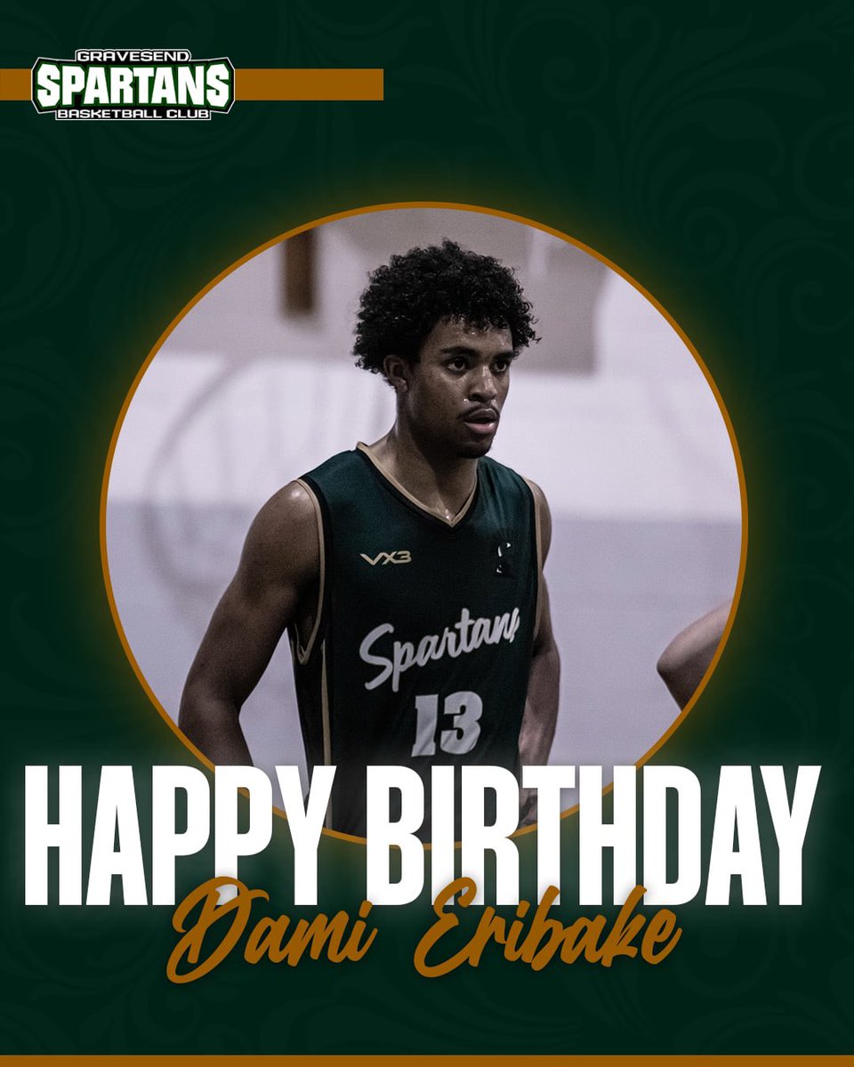 GGS_Spartans's tweet photo. Happy Birthday to Dami Eribake🎉💚

#gravesendspartans #spartansfamily https://t.co/KExfzNmNaI