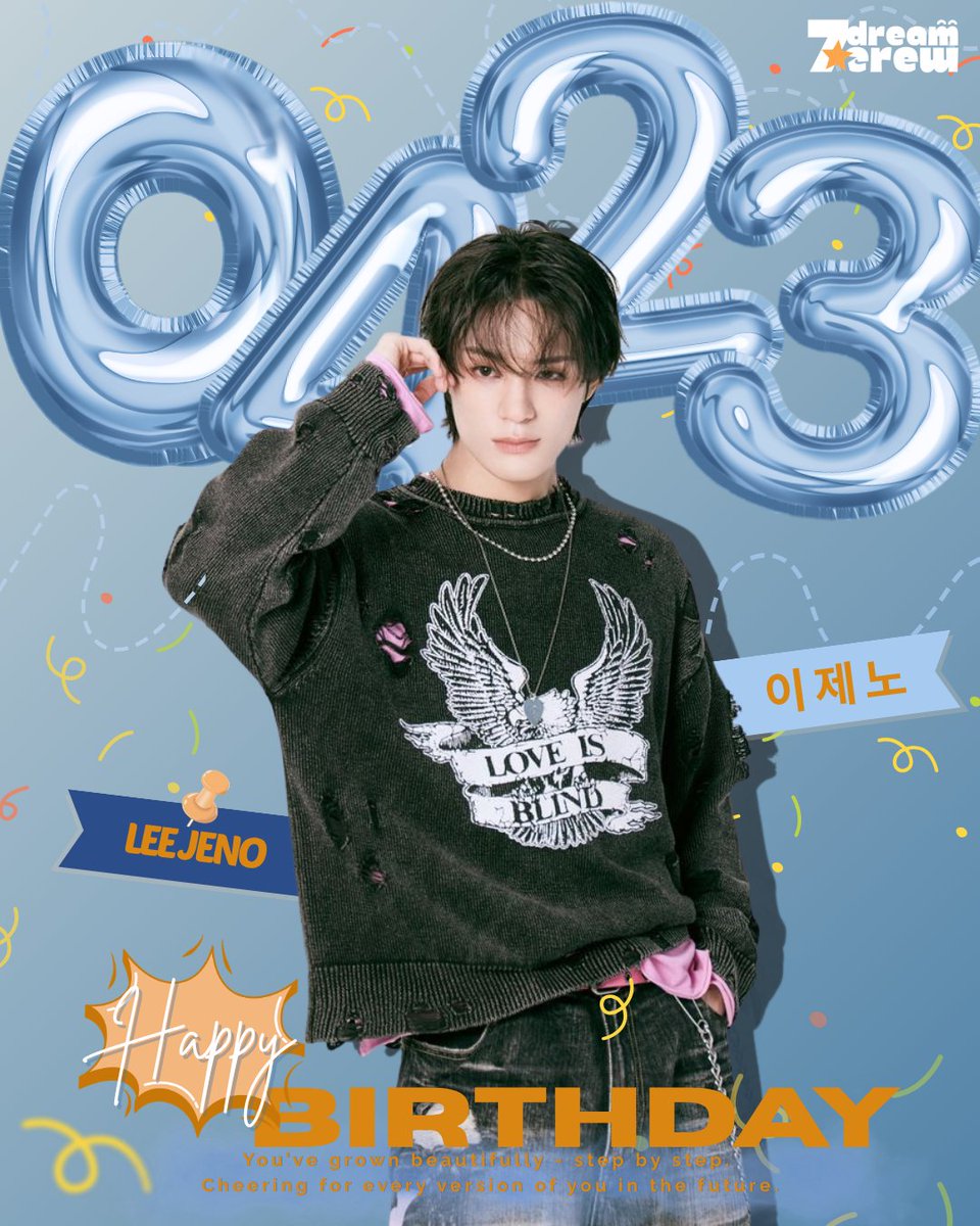 Happy Birthday #JENO ! 🎂🐶💙 

Over the years, you have been a very steady and sincere person, showing what it means to grow while staying true to who you are, and that alone is something deeply admirable. As you take on new responsibilities and grow into even bigger roles, we