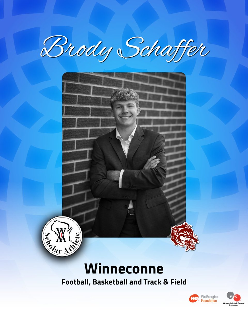 LeeTylerAD's tweet photo. Congratulations to Brody Schaffer on being named a 2026 WIAA Scholar Athlete!📷📷

Brody is recognized for their hard work, dedication and excellence both in the classroom and on the field! We couldn’t be more proud of how Brody represents Winneconne!📷 #WIAAScholarAthletes https://t.co/NPjyM7ACUJ