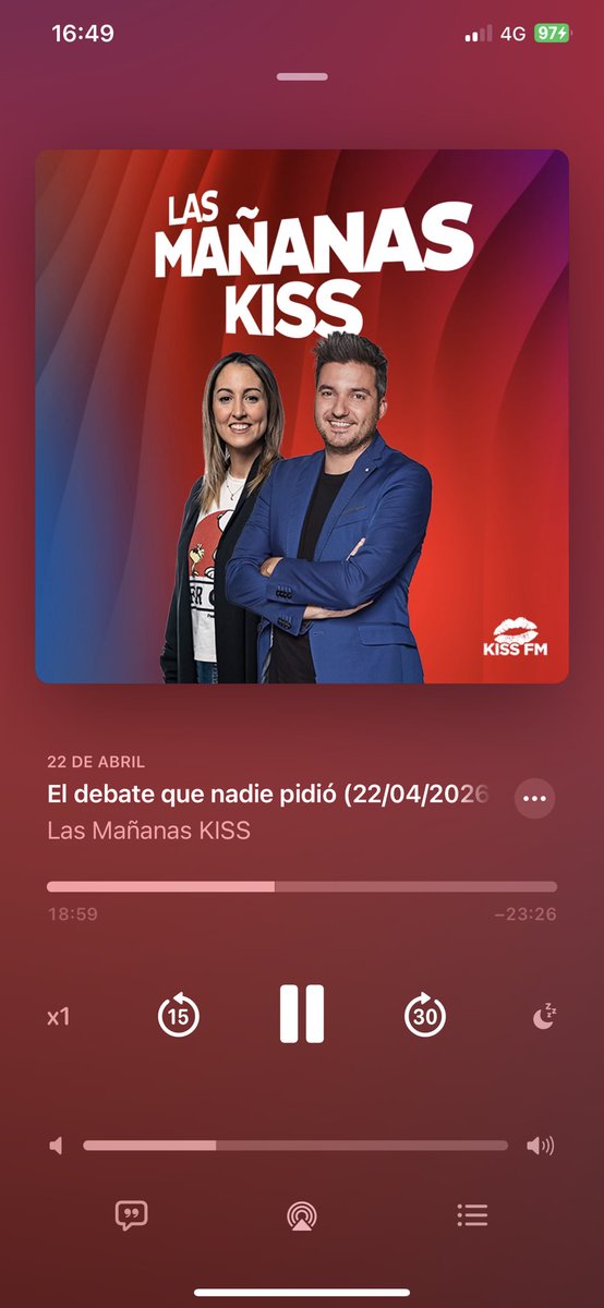 JesusZL1's tweet photo. Nada como ponerme cada tarde el podcast de @lasmananaskiss con @XaviRodriguez y @Maria_Lama. ¡Gracias a todo el equipo por hacer que me lo pase tan bien! https://t.co/OmyoKjq4a7
