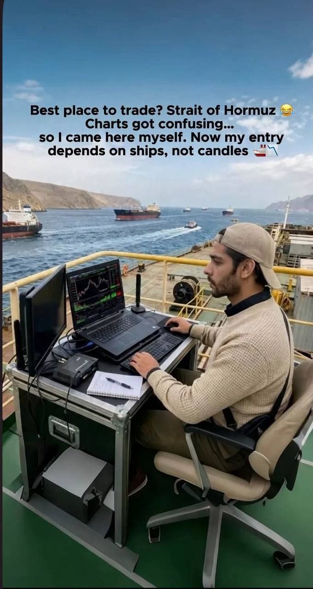 They say news affect the market.
Then we have this photo of trading on the next level 😂