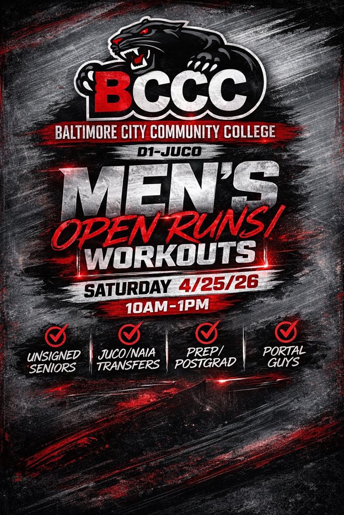 Baltimore City Community College Men's Basketball tweet media