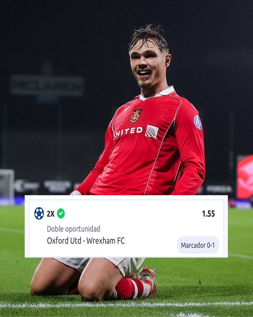 HeadlinersBets's tweet photo. 🔥 PRONÓSTICO GRATUITO ACERTADO CON LA VICTORIA DE WREXHAM EN CHAMPINSHIP.

Únete al CANAL GRATUITO y no te pierdas de tu pronóstico diario.

https://t.co/T09cW9P6h0 https://t.co/h8s6H0KAvn