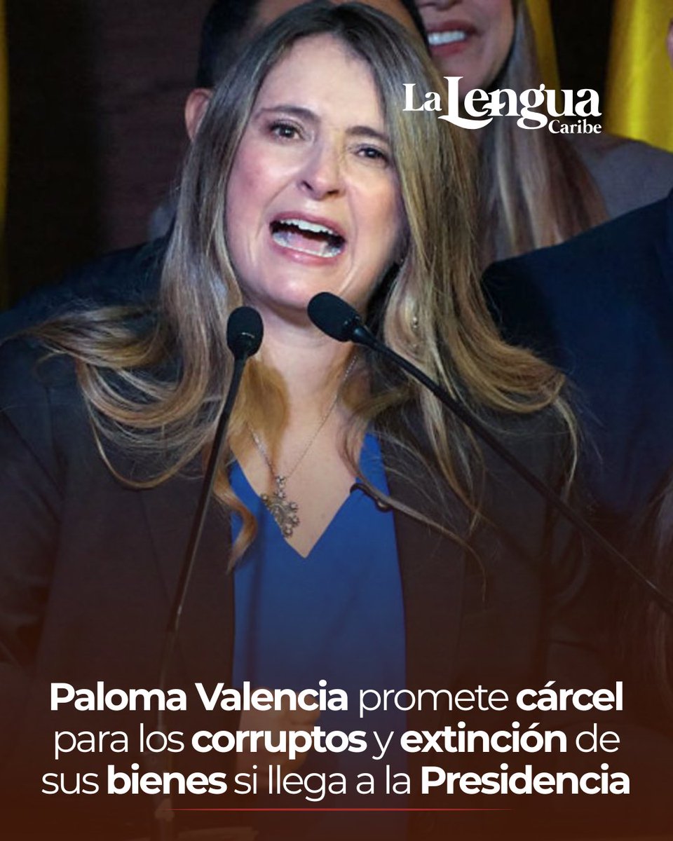 lalenguacaribe1's tweet image. #politica| La candidata presidencial Paloma Valencia ha puesto la justicia en el centro de su plan de gobierno, con propuestas que buscan endurecer las sanciones contra la corrupción y fortalecer.
zurl.co/Tu1JB  
#palomavalencia #corruptos #lalenguacaribepolitica