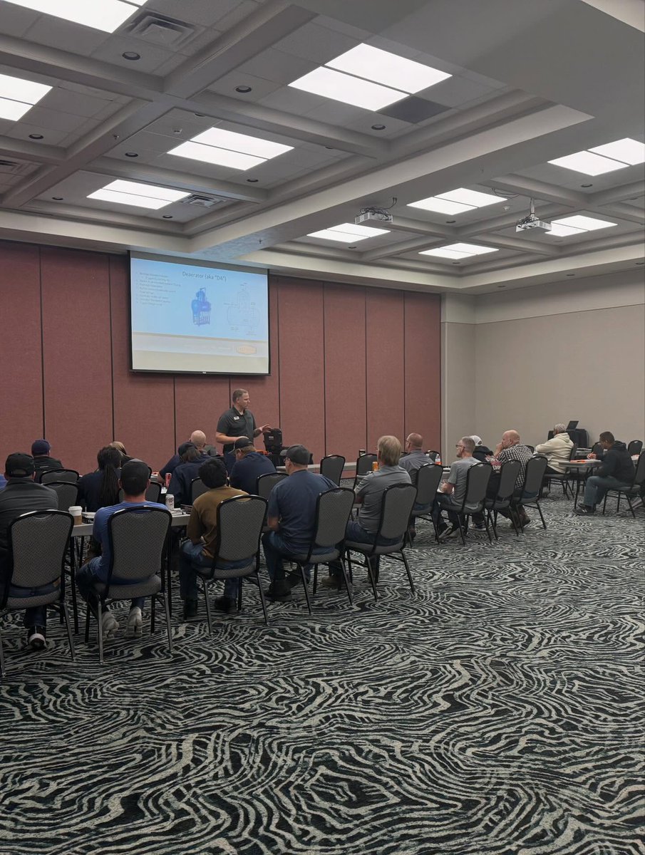 RasMech's tweet photo. Hosting another boiler operator training in Kearney today for 40 customers! https://t.co/nQqjEQsBH6