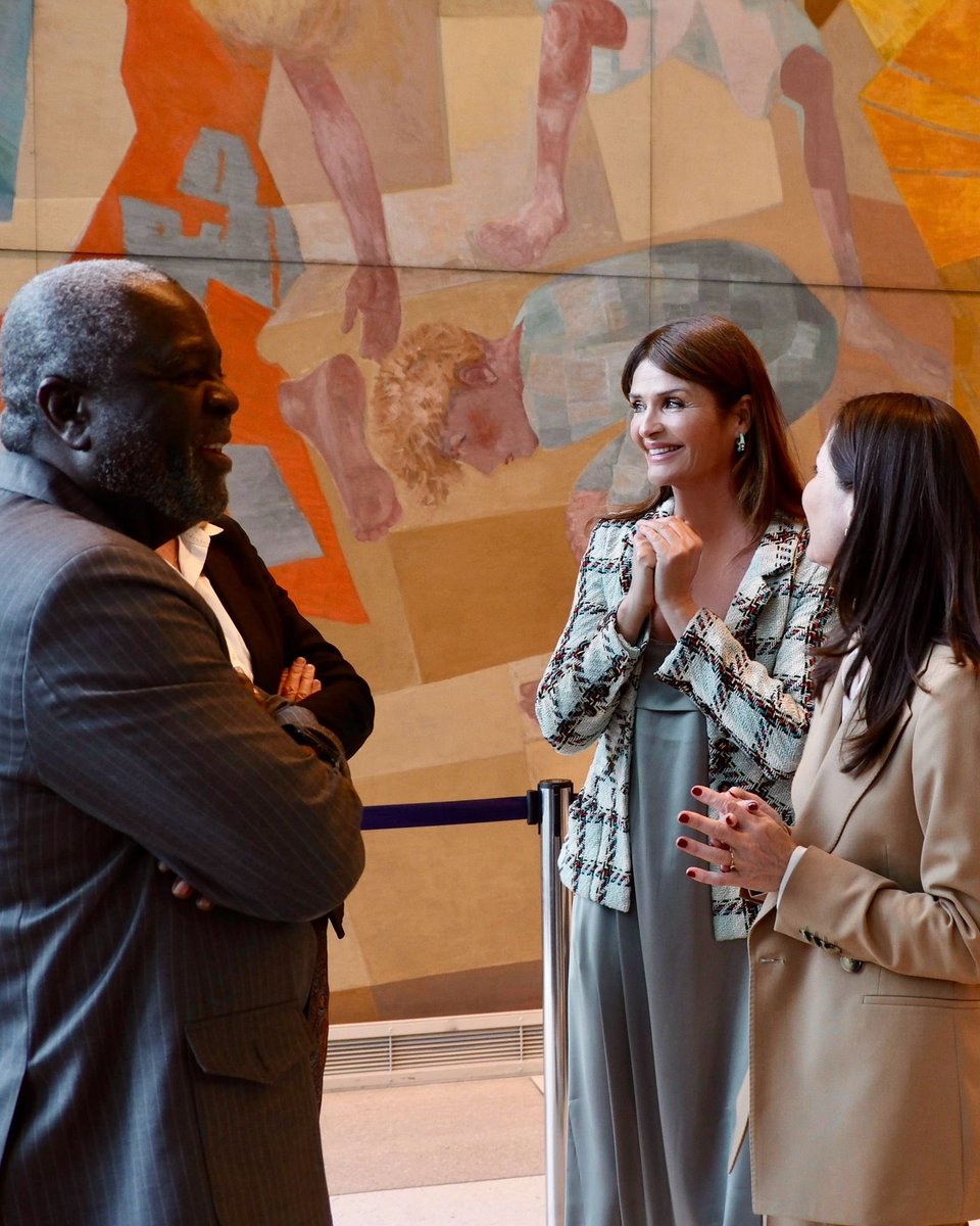 KingdomNL_UN's tweet photo. #KingdomNL was honored to join @Denmark_UN @LiberiamissioUn @UKUN_NewYork &amp; UNHCR in launching an exhibition by Goodwill Amb. Helena Christensen. 

We honour the courage and resilience of Sudanese refugee women. We continue to advocate for protection, peace and justice in Sudan. https://t.co/AayBXvlZNu