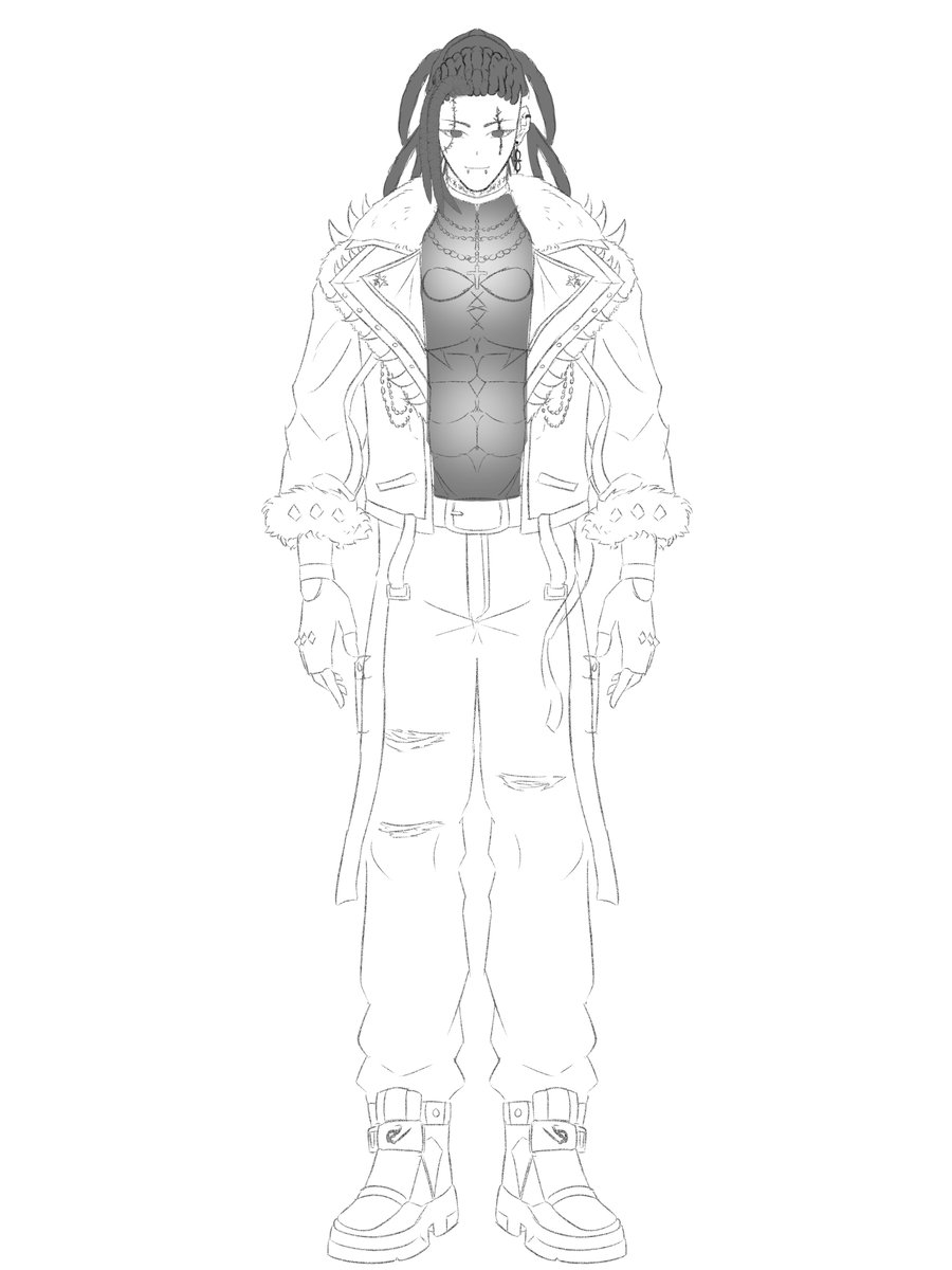 enzono_art's tweet image. Sketch VS Final Le's goo!!

#Vtuber #ENVtuber #smallartists