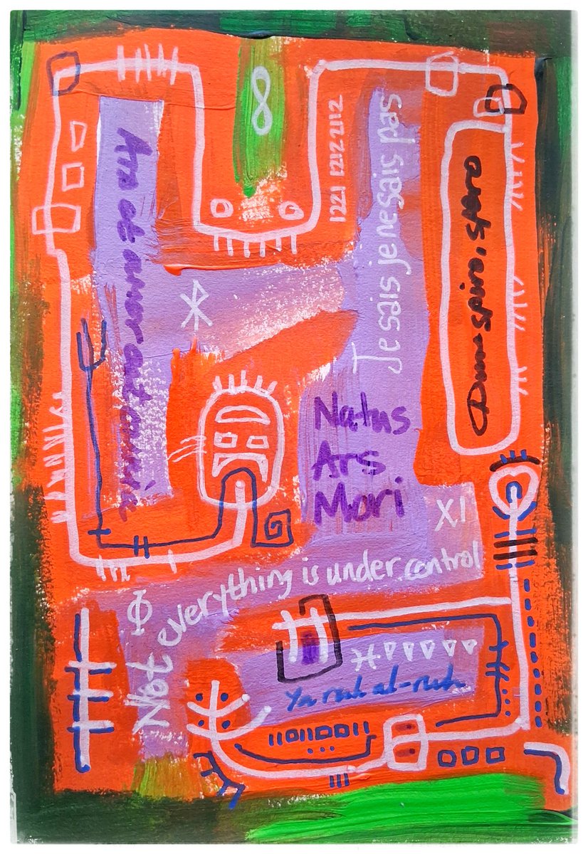 sodelafo's tweet image. Everything is not under control. 
#artismedicine #abstractart #artislove #contemporaryart #modernart #sacredgeometry #phi #fibonacci