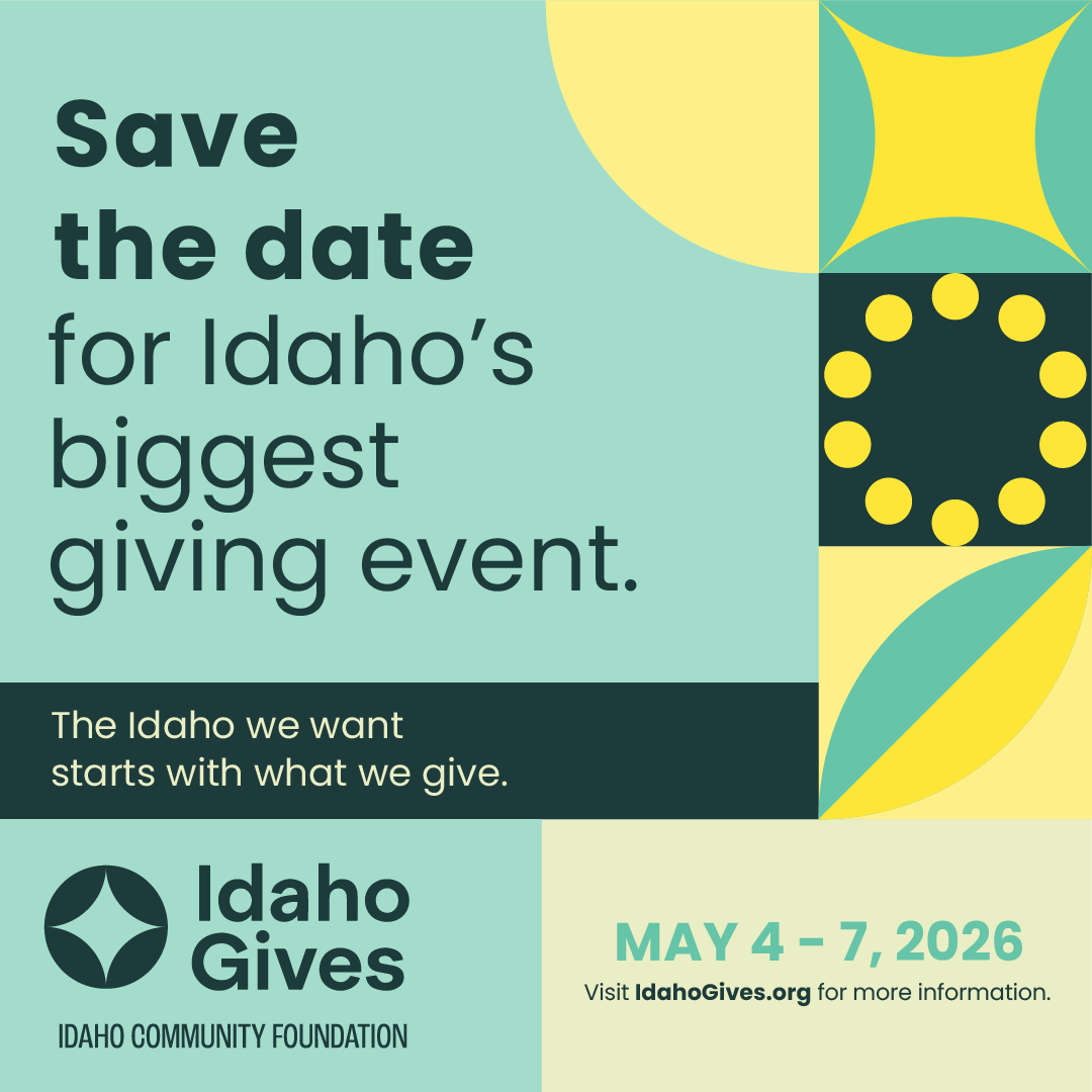IdahoGives's tweet photo. Get ready. It's coming. 
When Idaho gives, Idaho thrives - May 4-7, 2026. 
Tell your friends.

#IdahoGives #IdahoRunsonNonprofits #MakeMorePossible https://t.co/so77vIH9ld