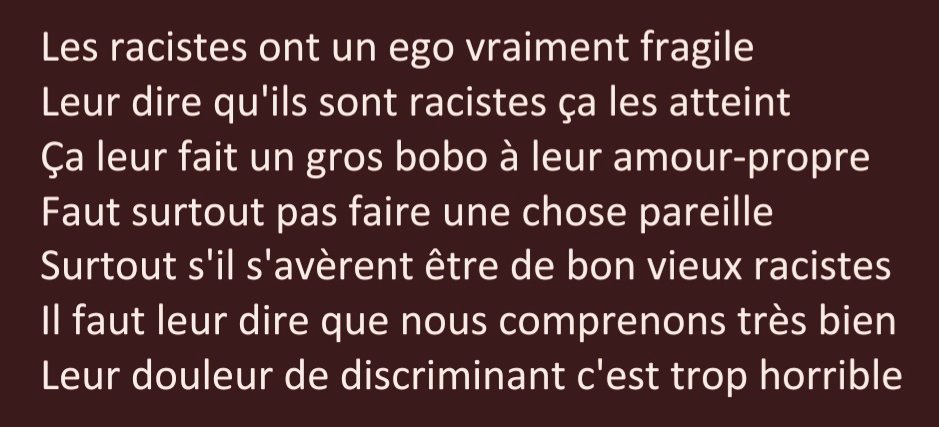 ValGil_'s tweet image. #Racisme
#RacismeAntiBlanc