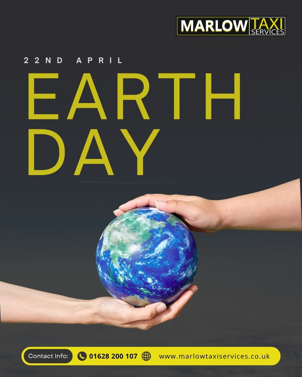 marlowtaxis's tweet image. 🌱 Small rides, big impact on the planet
Wishing you a thoughtful and green Earth Day from Marlow Taxis

☎️01628 200 107
🌐marlowtaxiservices.co.uk/book-now/

#MarlowTaxis #MarlowTaxiServices #BookNow #ContactUs #TaxiService #EarthDay #WorldEarthDay