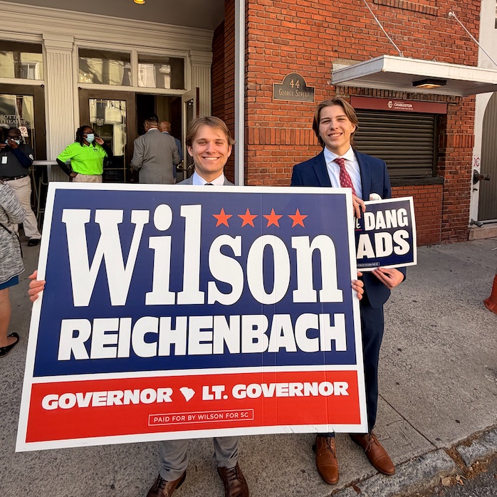 Last night was about South Carolina’s future.  Grateful for my wife Jennifer and my daughter Anna Grace. Thank you to our incredible volunteers. I laid out a bold vision to make our state more affordable for families and more profitable for businesses. We’re just getting started.