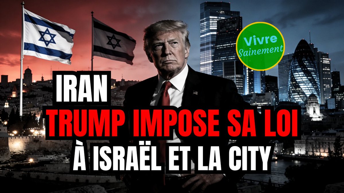 vivresainement's tweet photo. Trump ne vise pas seulement l’Iran.
Il est en train de frapper beaucoup plus haut : Israël, Londres et tout un système. Vidéo ici : https://t.co/u13YKuKXcc https://t.co/0T8X7R19o5