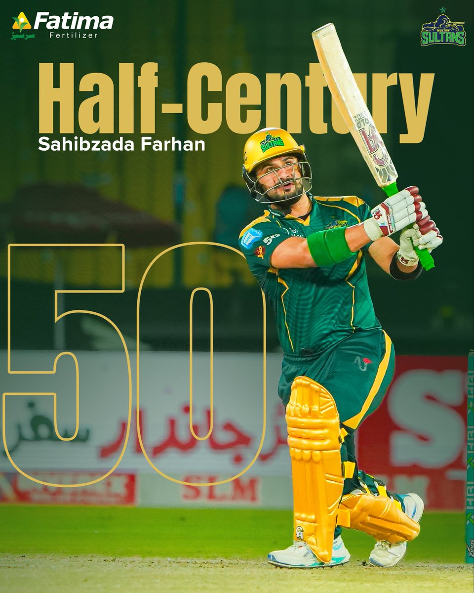 MultanSultans's tweet image. Just another day at the office. @RealSahibzada makes it look easy. 🔥 What a half-century 😎

#totalcricket #makeithappen