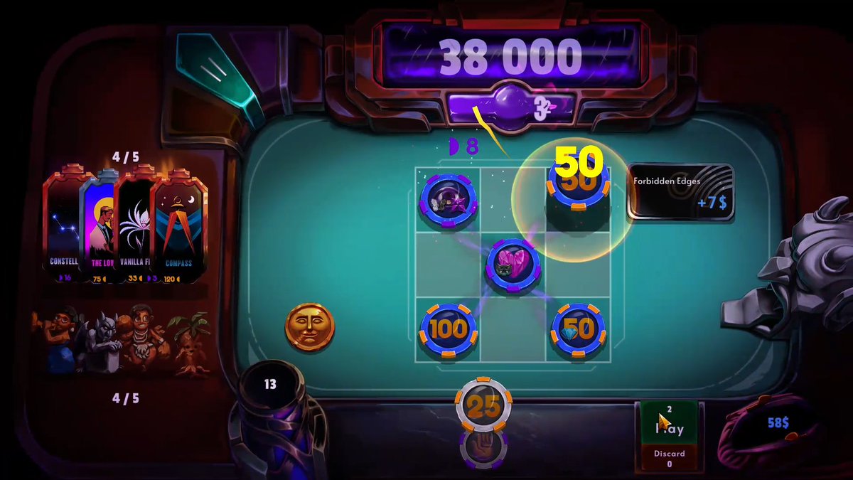 atelierQDB's tweet image. TicTacToe ❌ Balatro

Try your luck🍀 or manipulate the odds🫳 

Steam DEMO link in bio☝️ and below👇
#wishlistwednesday #indiegame #roguelike