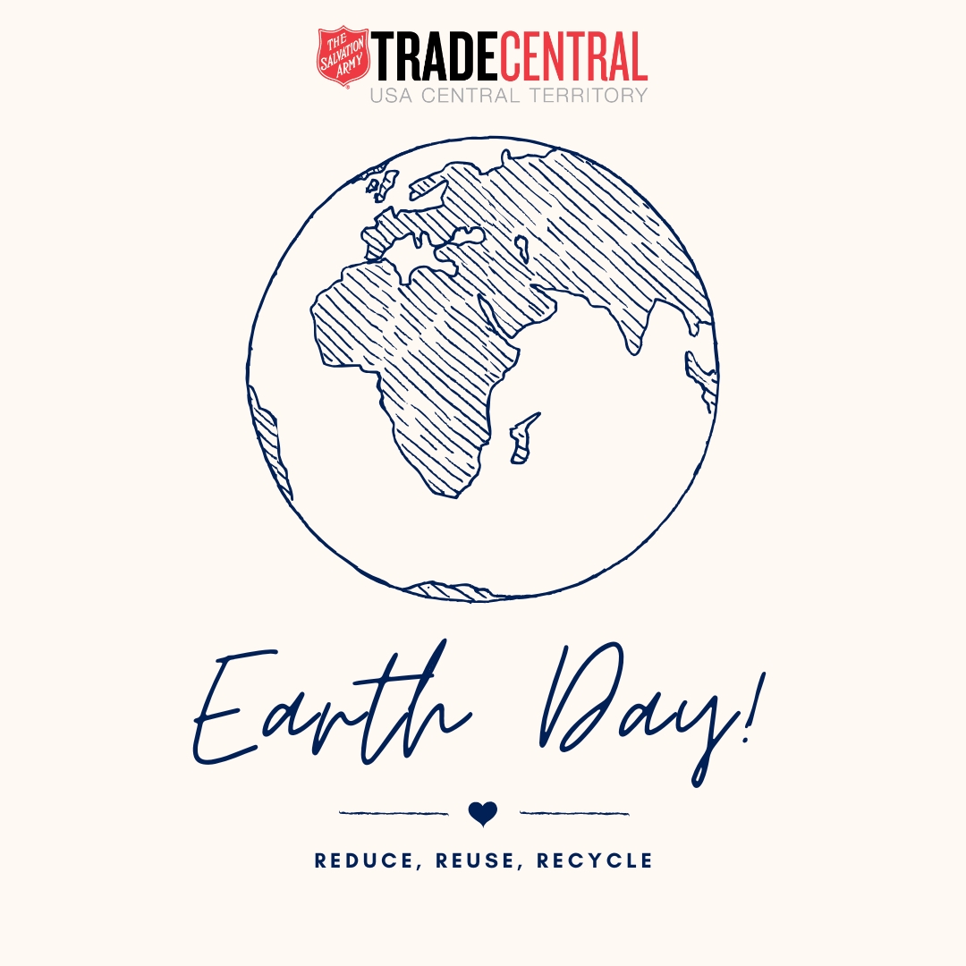 🌿 Happy Earth Day! 🌍 As The Salvation Army family, let’s care for creation with simple swaps: reusable totes, HOPE bottles, and fair-trade “Others – Trade for Hope” items from Trade Central. How are you celebrating? 💬 #EarthDay #CreationCare
