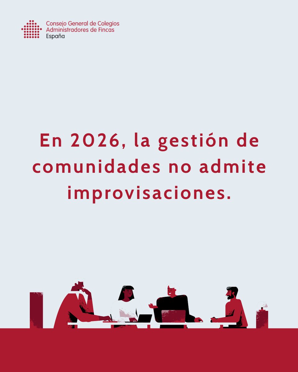 CGCAFE_AAFF's tweet photo. Gestionar una comunidad con leyes de ayer es comprar un problema para mañana ⏳

En 2026, el marco legal inmobiliario es un tablero que se mueve cada mes. Como Administradores Colegiados, somos el radar que detecta:
✅ Cambios en fiscalidad de comunidades
✅ Nuevas normativas de accesibilidad
✅ Actualizaciones en eficiencia energética

No te la juegues con una gestión "estática". La actualización constante es nuestra mejor herramienta.

#CGCAFEComunica #CGCAFE #SeguridadJurídica #AdministraciónDeFincas #BOE #LPH