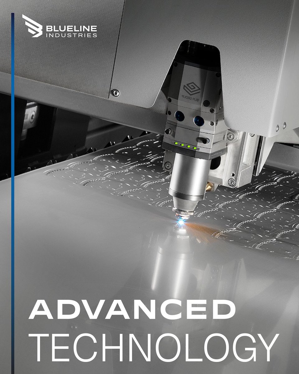 BlueLine951's tweet image. Advanced technology drives better results.

Our laser cutting systems allow for cleaner cuts, tighter tolerances, and faster production times. That means higher efficiency and better outcomes for every project we take on.

#LaserCutting #AdvancedManufacturing #BluelineIndustries