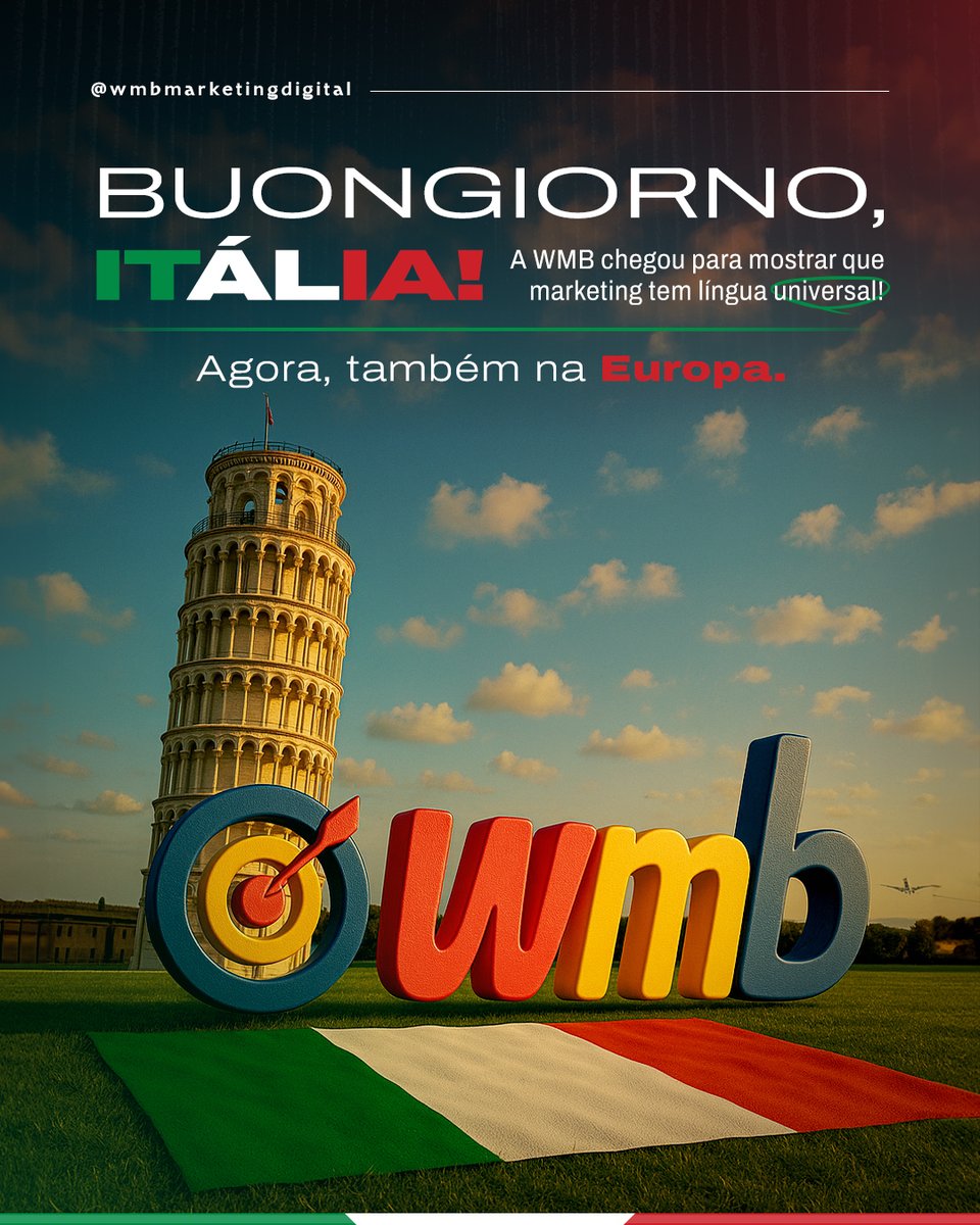 É oficial: temos um novo endereço, e ele fala italiano! 🇮🇹

Nossa chegada à Europa é a afirmação de que excelência e performance podem, sim, ser escaladas. 🚀

Fale com nossos especialistas, no Brasil ou na Itália, e venha ser GIGANTE! 

#europa #itália #marketingnaitalia