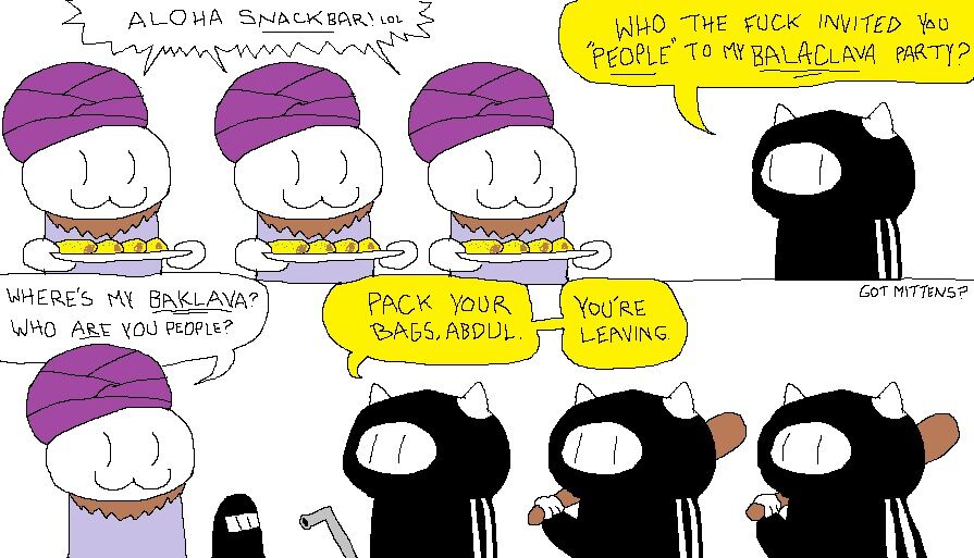 Stone tossers tweet media