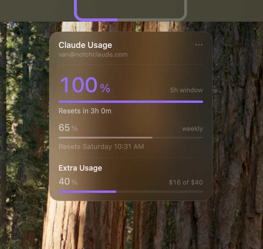 vanvpop's tweet photo. NotchClaude Live on ProductHunt NOW.

https://t.co/qb8t3LGIZk

#Indiedev #macOS #BuildInPublic https://t.co/IgCPf9NvH7